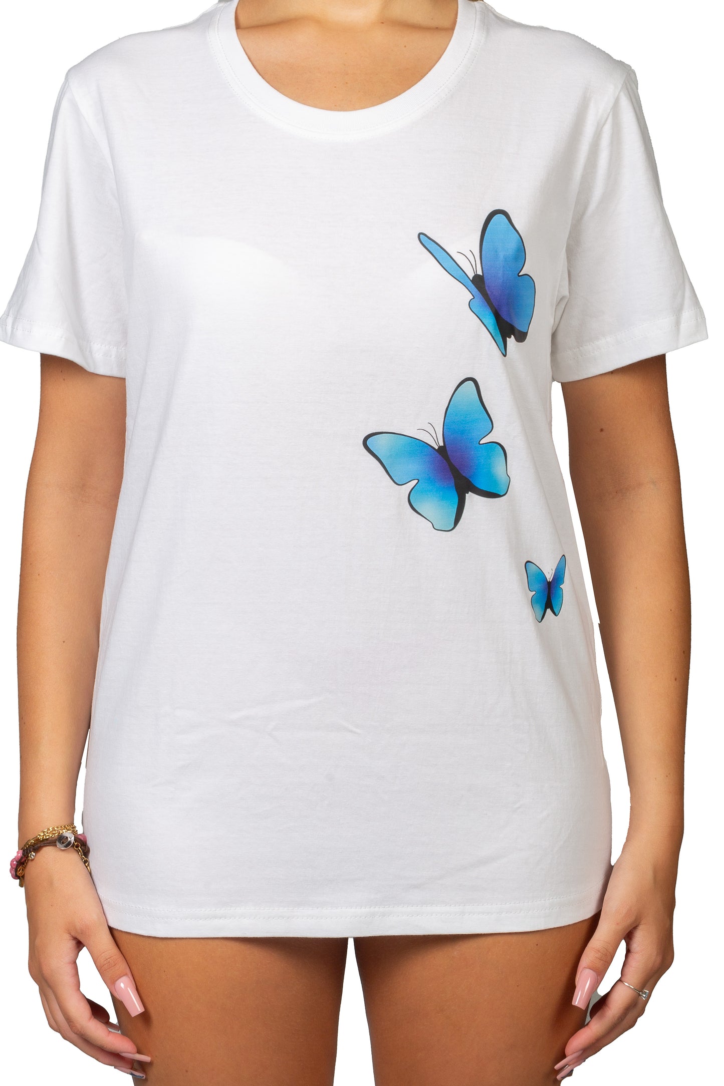 🦋💫 COLLEZIONE "LIBERTÀ" - Maglietta Large Butterflies 💫🦋